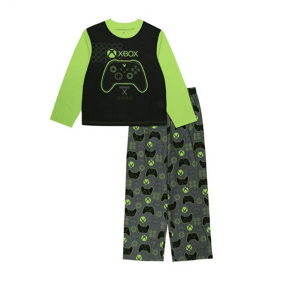 Xbox Little Boys Pull Over Head T-shirt and Elastic Waist Pants, 2 Piece Set
