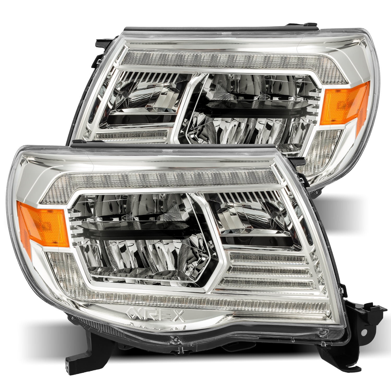 ACANII Passenger Side Chrome Headlamps Replacement Driver OE Style For 2004 2005 2006 Nissan Sentra Headlights 
