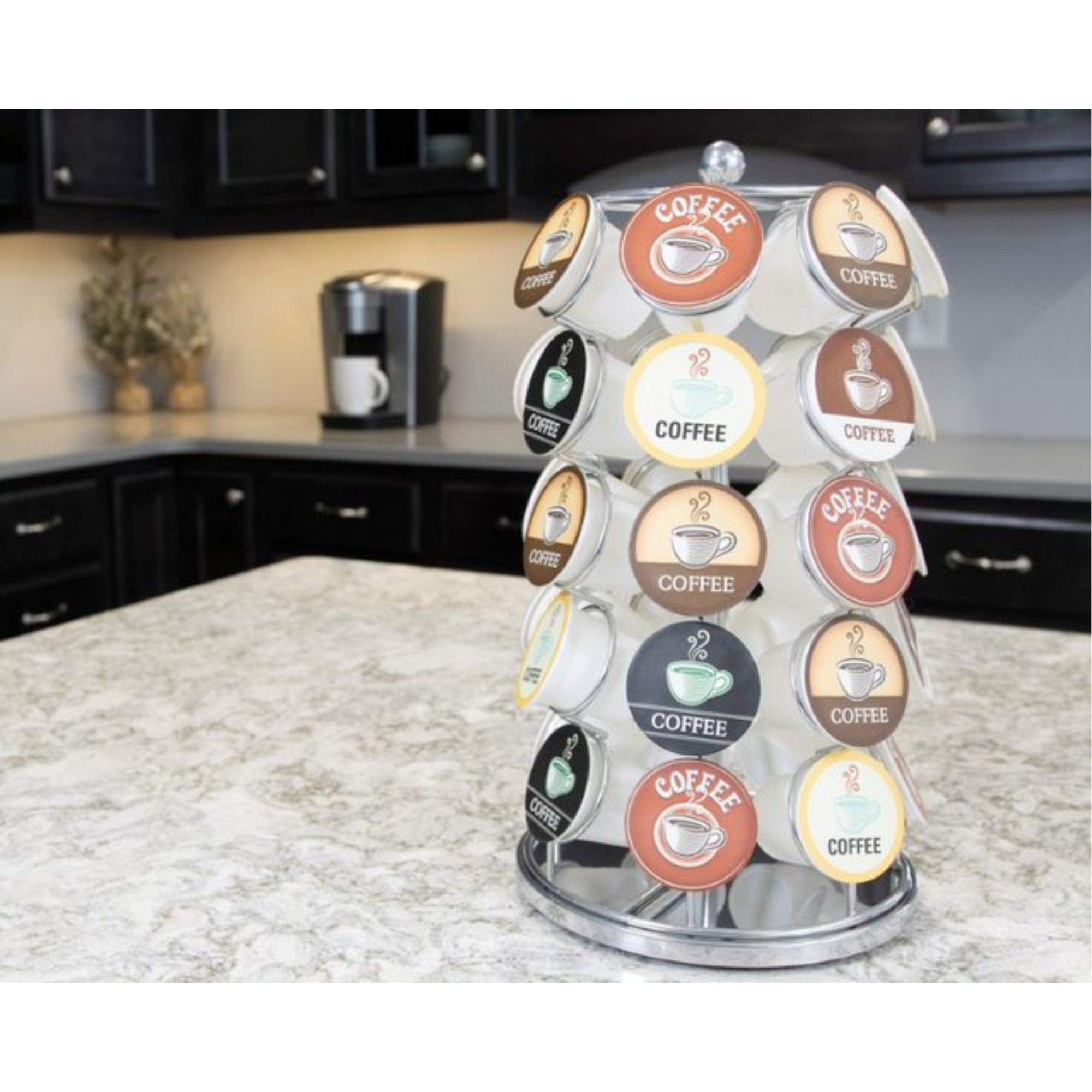 Nifty Solutions Coffee Pod Carousel – Compatible with K-Cups, 35 Pod  Capacity, Black - Walmart.com