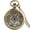 Floral, variant on Vintage Pocket Watch for Men Women Hollow-out Mechanical Gear Design Quartz Fob Watches with Chain