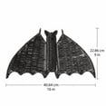 thumbnail image 2 of Woven Halloween Decorations – Halloween Rattan Bat, Black Hanging Bat Halloween Decoration, Halloween Woven Bat Decor, Rustic Woven Wicker Bat for Haunted House Party Home Garden Patio Wall Decor, 2 of 6