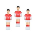 thumbnail image 2 of koolsoo 3Pcs Soccer Table Men Player Foosball Tabletop Accessories Table Player Foosball Red, 2 of 8