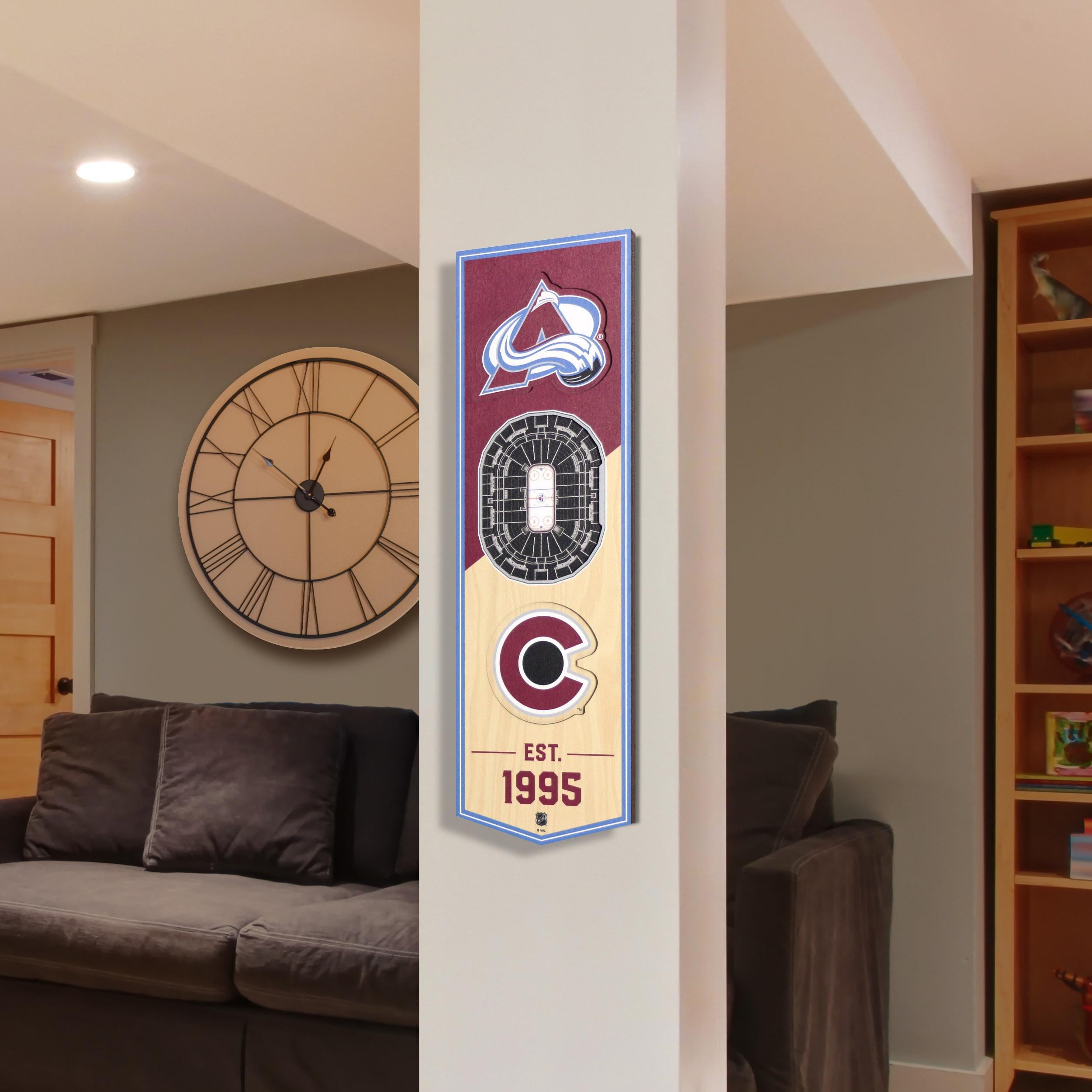 YouTheFan NHL Colorado Avalanche 3D STADIUM BANNER 6X19
