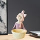 thumbnail image 4 of Estatua de escultura de estilo retro, Cesta de sirviente en forma de niña magnífica, organizador de la cómoda de escritorio, caja de almacenamiento pa Rosa Baoblaze Escultura de escritorio, 4 of 7