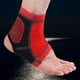 thumbnail image 4 of Tobillera transpirable elástica para proteger el pie del dolor de tendinitis y esguinces. Rojo l, 4 of 7