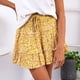 thumbnail image 4 of Faldas Para Mujer Casual Vintage Cintura Alta Estampado Floral Playa Falda Corta Con Volantes Odeerbi  ODB124841, 4 of 8