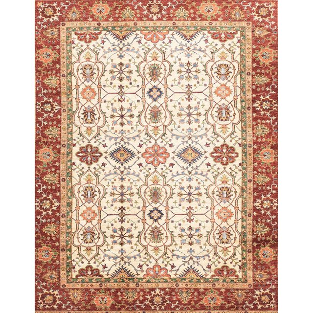 Ahgly Company Tapis Rectangulaire Intérieur Abstrait Rouge Oriental, 2 Pieds x 5 Pieds