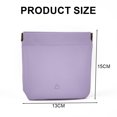 thumbnail image 2 of 1pcs Zero Wallet PU Leather Storage Bag, 2 of 5