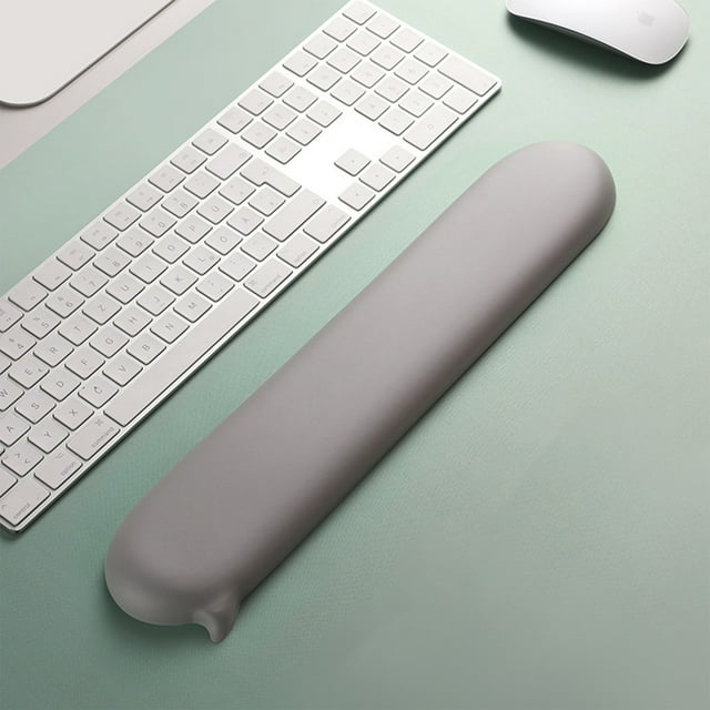 NARABB Rubber Wrist Guard Keyboard Pad Hand Support Wrist Support Palm Support Wrist Protection Pad High Beauty Solid Color Soft Rubber Keyboard Hand Support