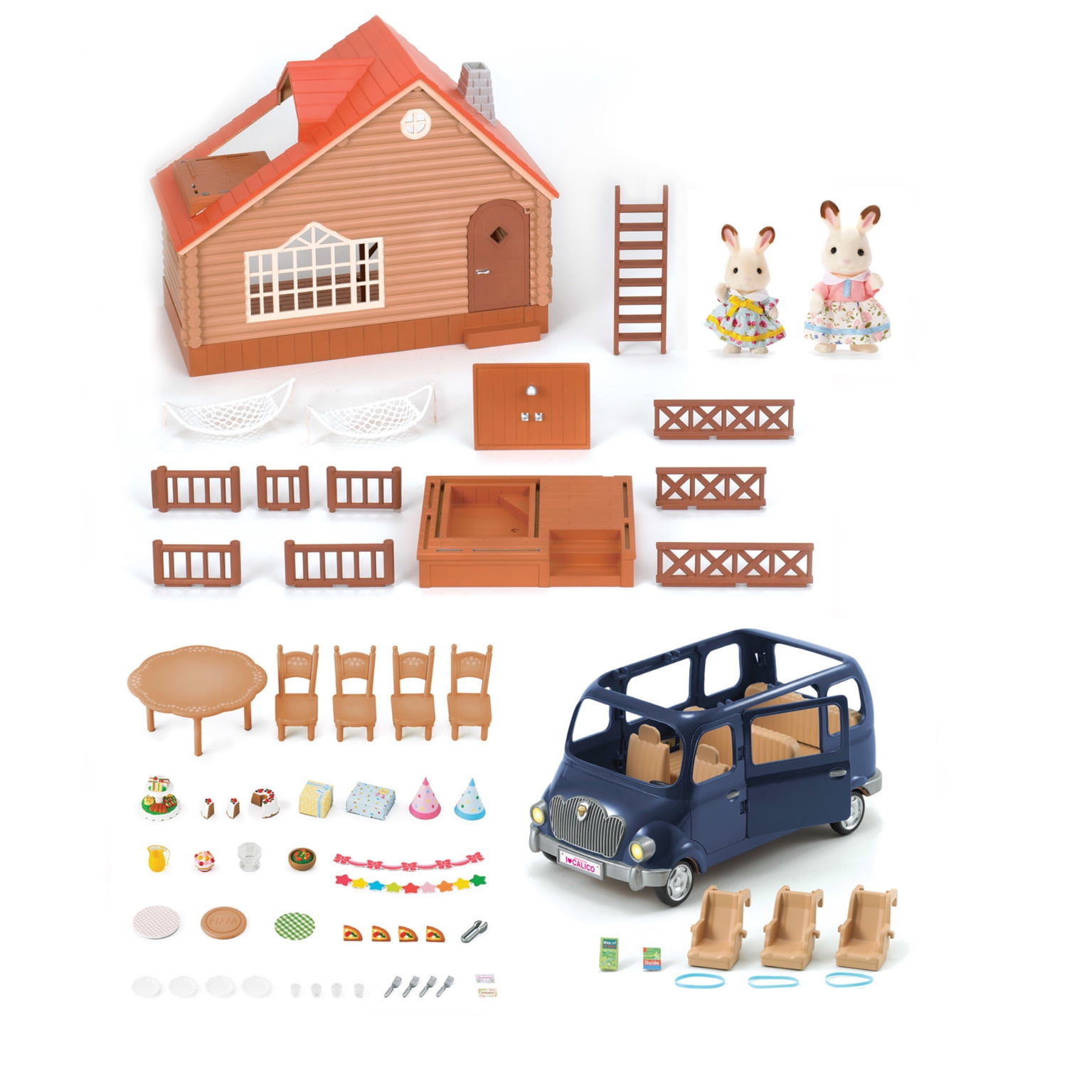 calico critters lakeside lodge gift set walmart