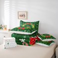 thumbnail image 6 of jejeloiu Merry Christmas Bell Twin Bedding Sets 7-Piece,Red Bowtie Bowknot Bedding Comforter Set,White Snowflake Sheet Sets For Girls,Super Cozy Room Decoration Reversible, 6 of 8