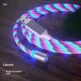 thumbnail image 1 of Magnetic Charging Cable Streamer Fast Charging Cable Lighting Micro USB Cable LED Magnet Charger Type-C Cable, 1 of 5