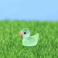 thumbnail image 4 of 100Pcs Glow in Dark Ducks Ornaments, Mini Resin Ducks for Party Decoration, Glow in The Dark Duck Figures, Tiny Ducks for Diy Micro Landscape Fairy Garden Dollhouse, 4 of 4
