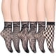 thumbnail image 1 of Calcetines de verano ahuecados, calcetines negros sexys, medias de mujer, calcetines finos de rejilla de jacquard, resumen, 1 of 5