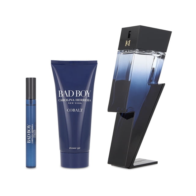 SET BAD BOY COBALT 3PZS 100ML EDP SPRAY/ SHOWER GEL 100ML/ 10ML EDP SPRAY