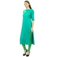 thumbnail image 6 of Phagun Ladies Rayon Kurti Kurta Summer Tunic Top Indian Chic Regular Casual Clothing, 6 of 8