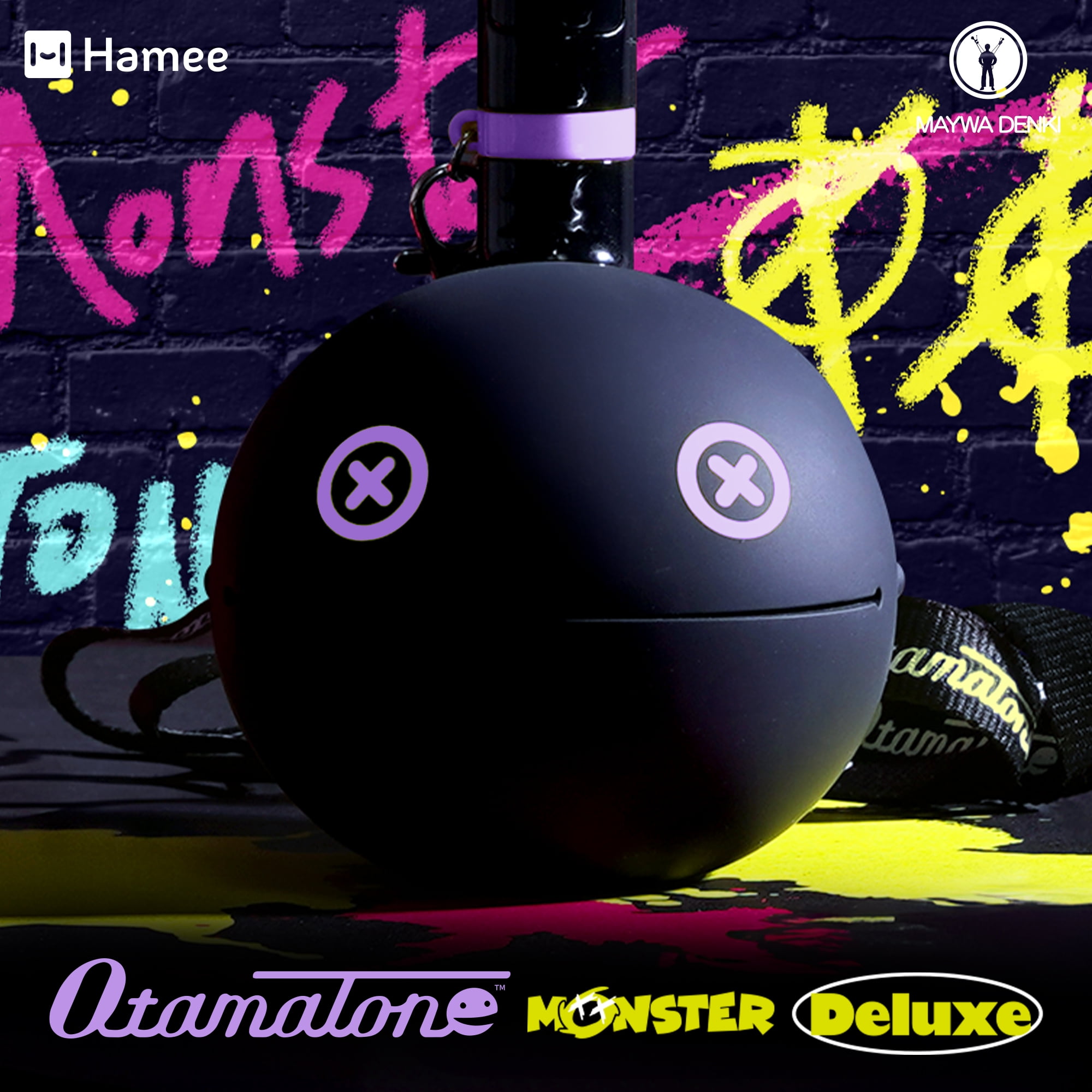 Otamatone Deluxe Musical Instrument Synthesizer for Adults - Monster Violet