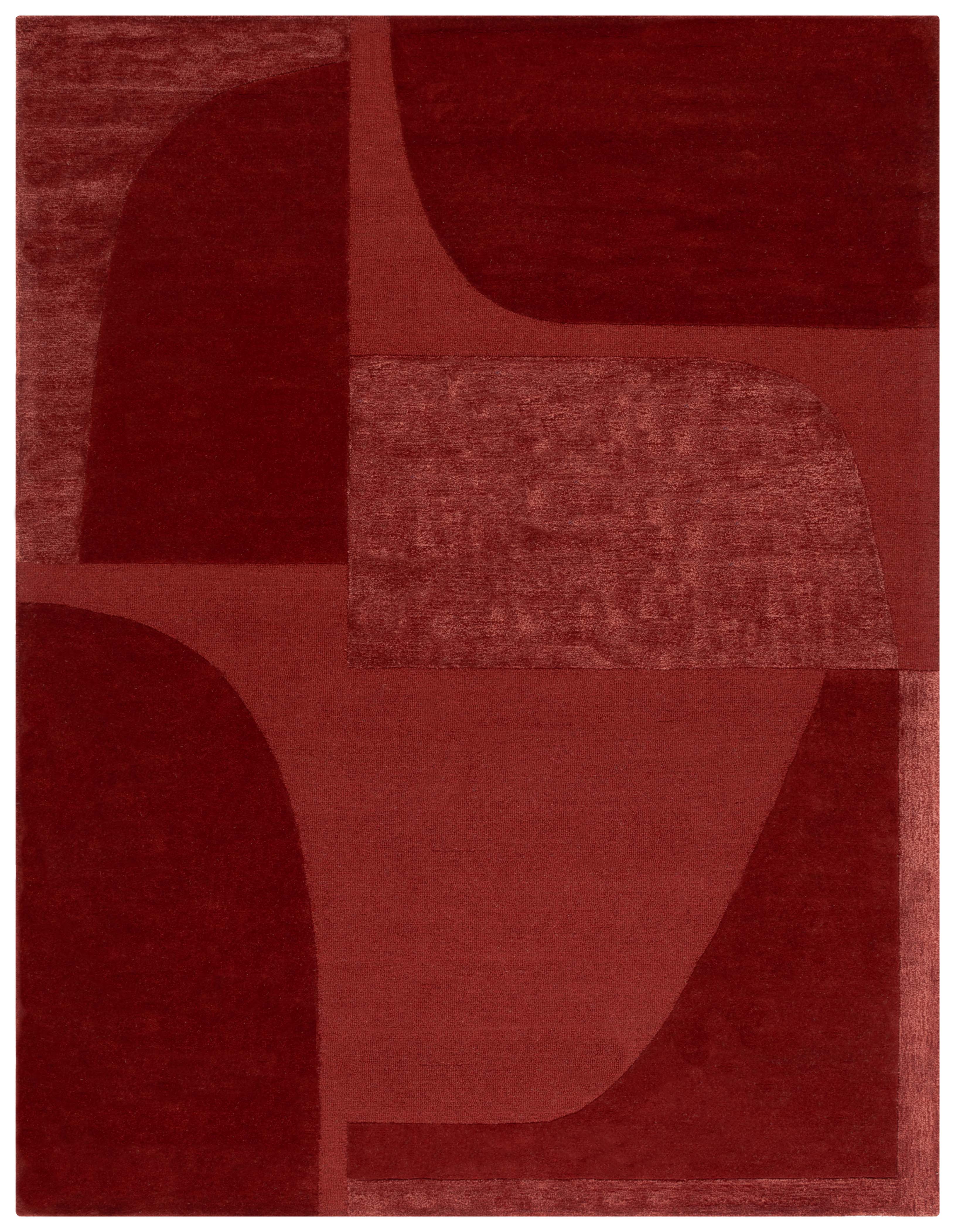 Safavieh Fifth Avenue Janie Geometric Area Rug, Rust, 8' x 10'