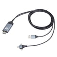 thumbnail image 5 of TypeC PortUsb para IOS a HDMI Cable adaptador 3 en 1 Cable convertidor de audio y video para teléfono, 5 of 5
