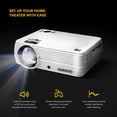 thumbnail image 3 of Kodak Flik X7 Home Projector, 1080p Support, Portable 4.0 LED Projector with Tripod & Case, 3 of 6