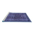 thumbnail image 2 of Ahgly Company Machine Washable Indoor Rectangle Persian Blue Traditional Area Rugs, 5' x 8', 2 of 4