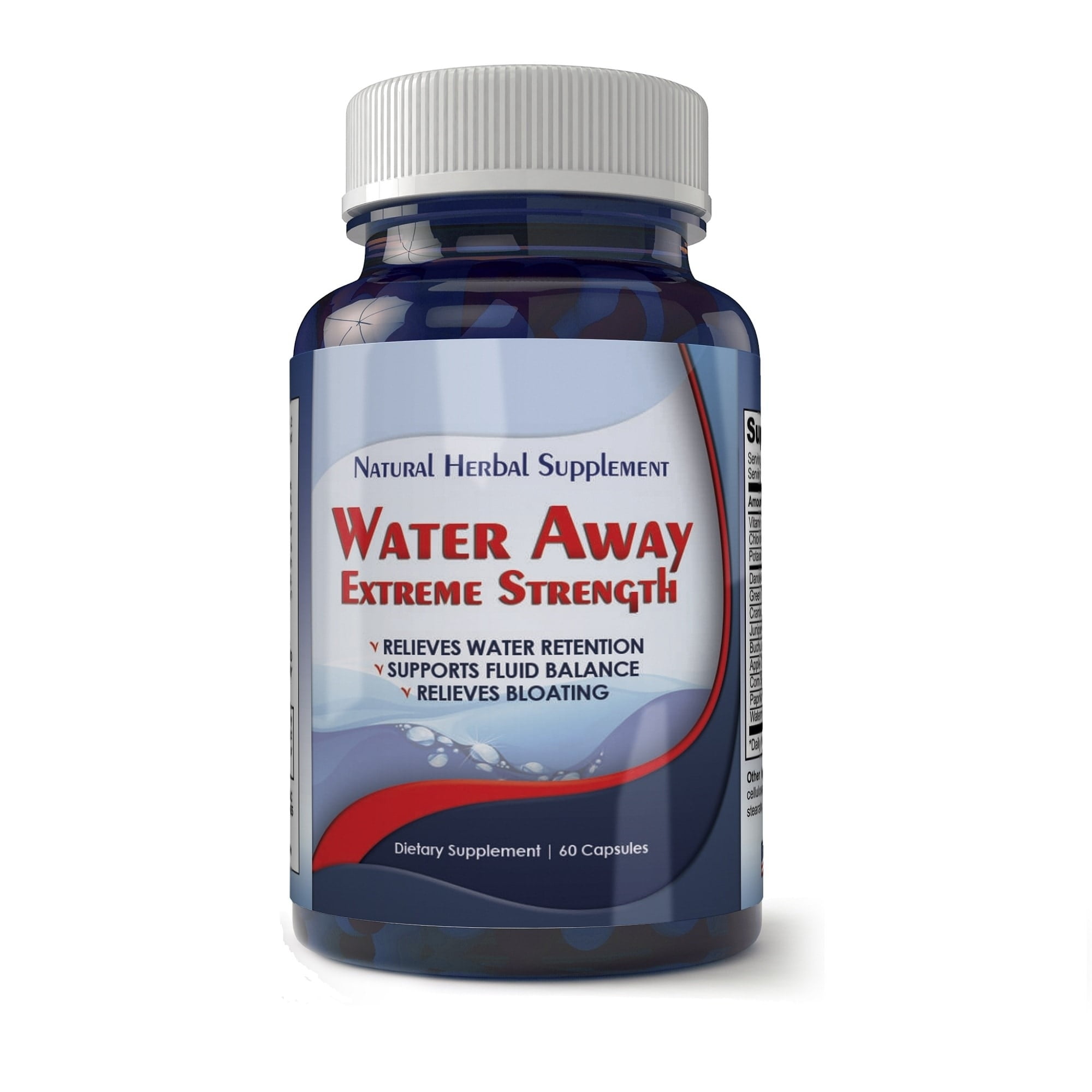 Totally Products Water Away Natural Diuretic Water Pill (60 Capsules) Totally Products Water Away Natural Diuretic Water Pill (60 Capsules)