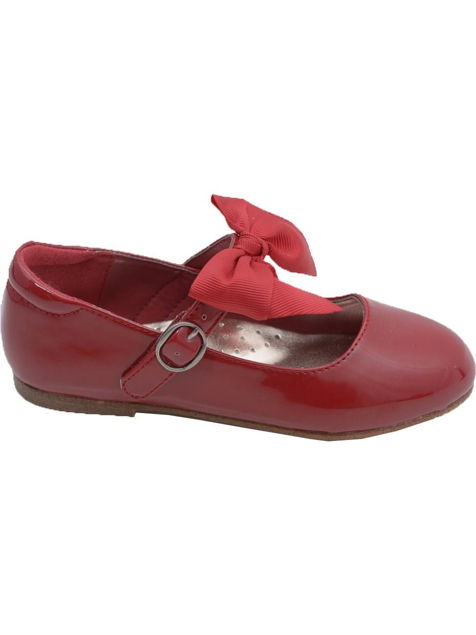 little girl red flats