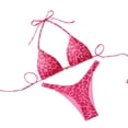 thumbnail image 2 of Bikini Sets for Women Leopard Printed Triangle Bikinis 2 Piece Halter Bikini Sets High Cut Bathing Suit Swimsuits, 2 of 8