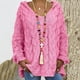 thumbnail image 1 of Puntoco-suéter holgado a la moda para mujer, suéter de manga larga con capucha de Color de talla grande, tops, liquidación de Navidad Puntoco Puntoco-2050, 1 of 7