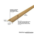 thumbnail image 3 of M-D Building Products 40132 1-1/4 In. X 36 In. Oak Aluminum METAL DECOR® Seam Binder w/ Screw Nails, 3 of 6