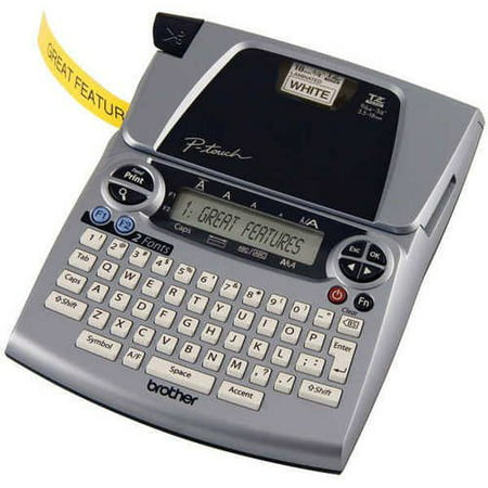brother touch label maker labeling system dialog displays option button additional opens zoom
