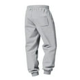 thumbnail image 6 of Generic Men's Stylish Fleece Cargo Joggers Fashion Striped Winter Thermal Casual Outdoor Cargo Sweatpants with Pockets, 6 of 7
