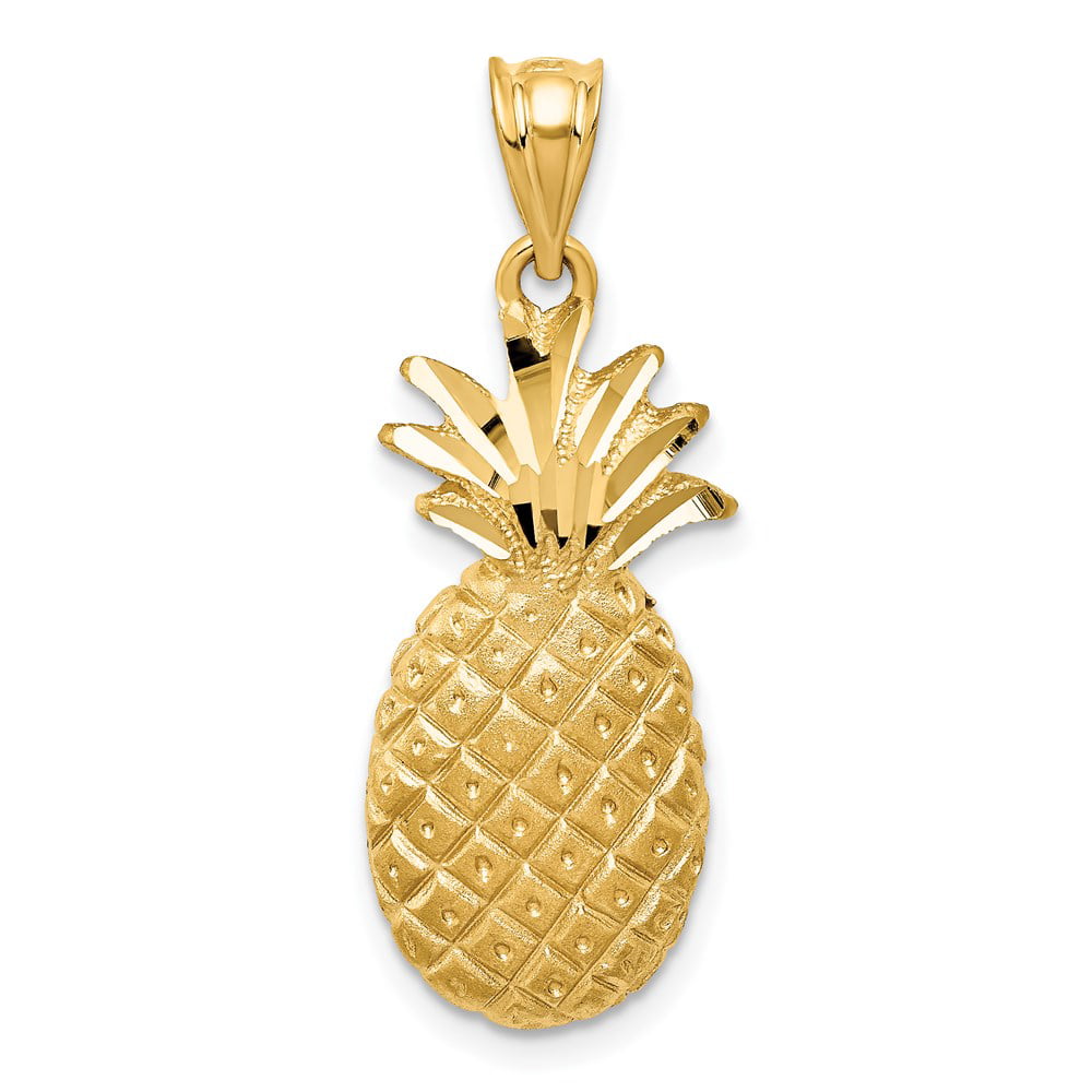 30PCS Enamel Pineapple Fruit Charms Pendant DIY Jewelry Making Necklace C HF 