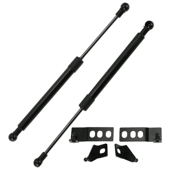 Unique Bargains Lift Supports Struts for Toyota RAV4 2019-2024 Front Hood Gas Spring Black with Mounting Bracket 2 Set