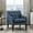Blue, variant on High-Density Foam Seat Blue Accent Chair / Perfect for Living Room Decor