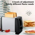 thumbnail image 6 of Sandwich Maker Household Stainless Steel Bread Maker Heater Double Slot Bread Heater Fully Automatic Mini Breakfast Bread 2 Piece Heater, 6 of 7