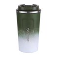 thumbnail image 2 of Taza aislada de acero inoxidable, vaso de café al vacío para viaje, hogar, interior y Verde BLESIY Taza con aislamiento, 2 of 8