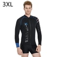 thumbnail image 2 of Traje de neopreno Top Tim Thermal Chaqueta Termal Traje de buceo Perrador solar Traje de surf Traje de baño para aeróbicos de agua Canógrata Surfing Kayak Negro 3xl 3mm Inevent OD003697-05, 2 of 7