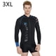 thumbnail image 2 of Traje de neopreno Top Tim Thermal Chaqueta Termal Traje de buceo Perrador solar Traje de surf Traje de baño para aeróbicos de agua Canógrata Surfing Kayak Negro 3xl 3mm Speravity OD003697-05, 2 of 7
