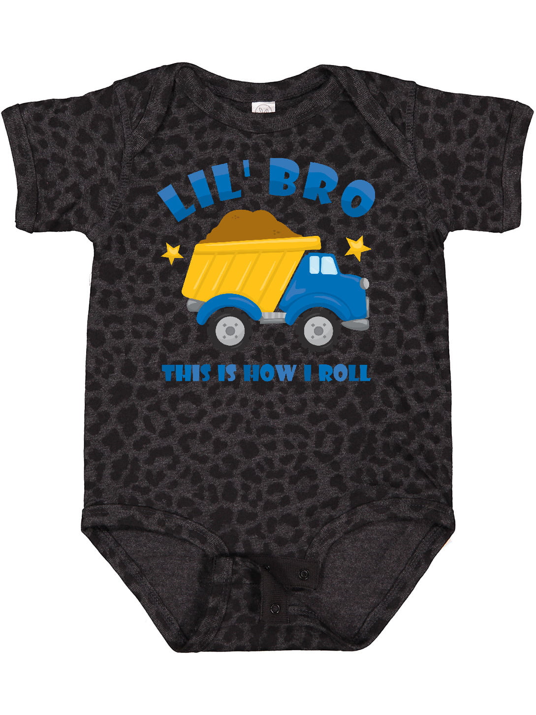 Infant Boys Baby Outfit Construction Dump Truck Long Sleeve Shirt & Overall Set