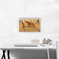 thumbnail image 2 of ARTCANVAS His First Lesson 1903 Canvas Art Print by Frederic Remington - Size: 18" x 12" (0.75" Deep), 2 of 9