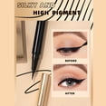 thumbnail image 3 of Bolígrafo negro delineador de ojos, delinoador de ojos de secado rápido resistente a las manchas pluma 4pcs para maquillaje de ojos, 3 of 7