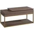 thumbnail image 2 of Sauder International Lux Engineered Wood Lift Top Coffee Table in Diamond Ash, 2 of 11