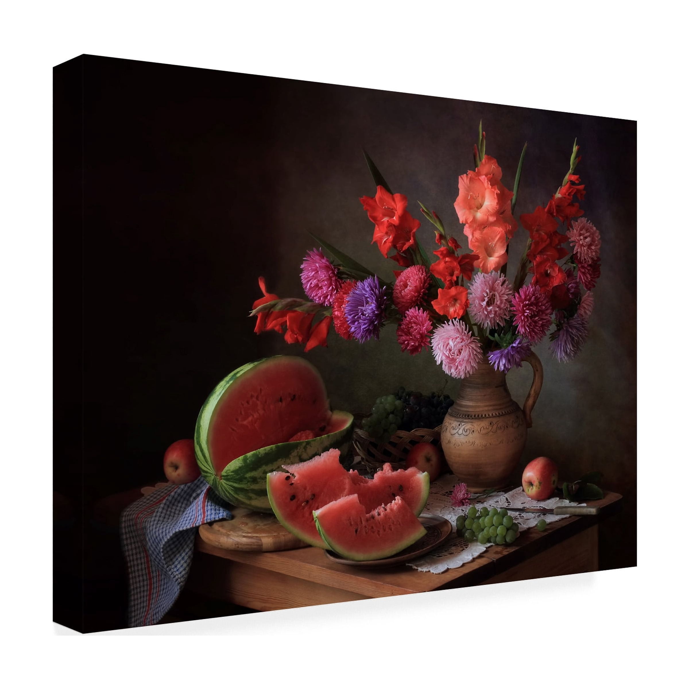 Tatyana Skorokhod 'Fruit And Flowers' Canvas Art