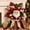Santa Claus, variant on Guodhu Beginner Christmas Quilted Door Hanger Sewing Kit with Pre-Cut Fabric for Holiday Crafting Activity(Christmas Tree A)