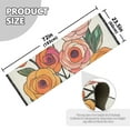 thumbnail image 5 of Yayeee Runner Rug for Bedroom 2'x6' Machine Washable Hallway Non Slip Mat, Hand Drawn Floral, 5 of 8