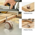 thumbnail image 2 of 4 piezas de reemplazo de rueda de goma para la cuna antideslizan las ruedas giratorias silenciosas con freno ajustado universal para muebles de camarero de cama anti -deslizamiento, 2 of 5