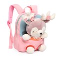 thumbnail image 2 of Bolso de dibujos animados Bolso de animal lindo Bolso de hombro de dibujos animados de alta capacidad para niños pequeños JShteea El nuevo, 2 of 9