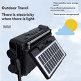 MINI Radio with Solar Pocket FM AM SW Radios Receiver Builtin Speaker