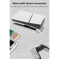 thumbnail image 2 of Support Horizontal PS5 Slim, Support PS5 Slim Pieds Horizontaux sous le Bureau Base Support, Support de Refroidissement Horizontal pour Console Playstation 5 Silm avec 4, 2 of 5